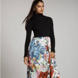 Anthropologie The Thea Twofer Sweater Maxi Dress: Kirstin Lamb Edition, Size 2X